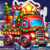 christmas truck run festive endless racing fun