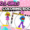 lol omg girls coloring book